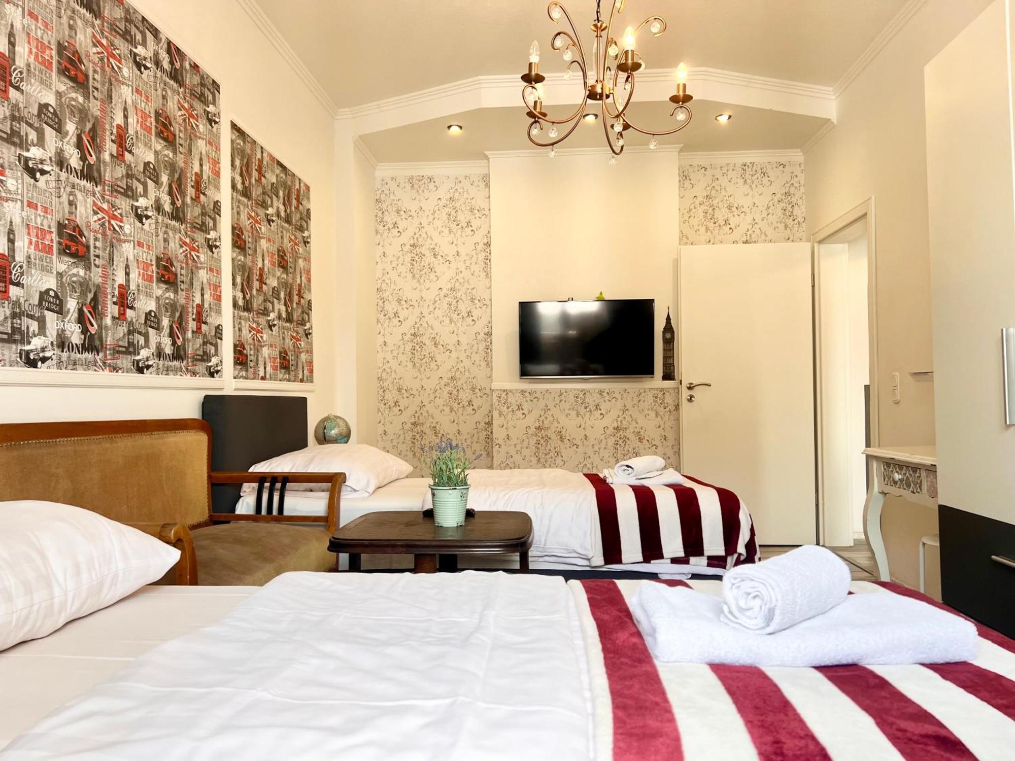 London Suite Fuer 4 Mit Kueche Und Wifi Essen Exteriér fotografie