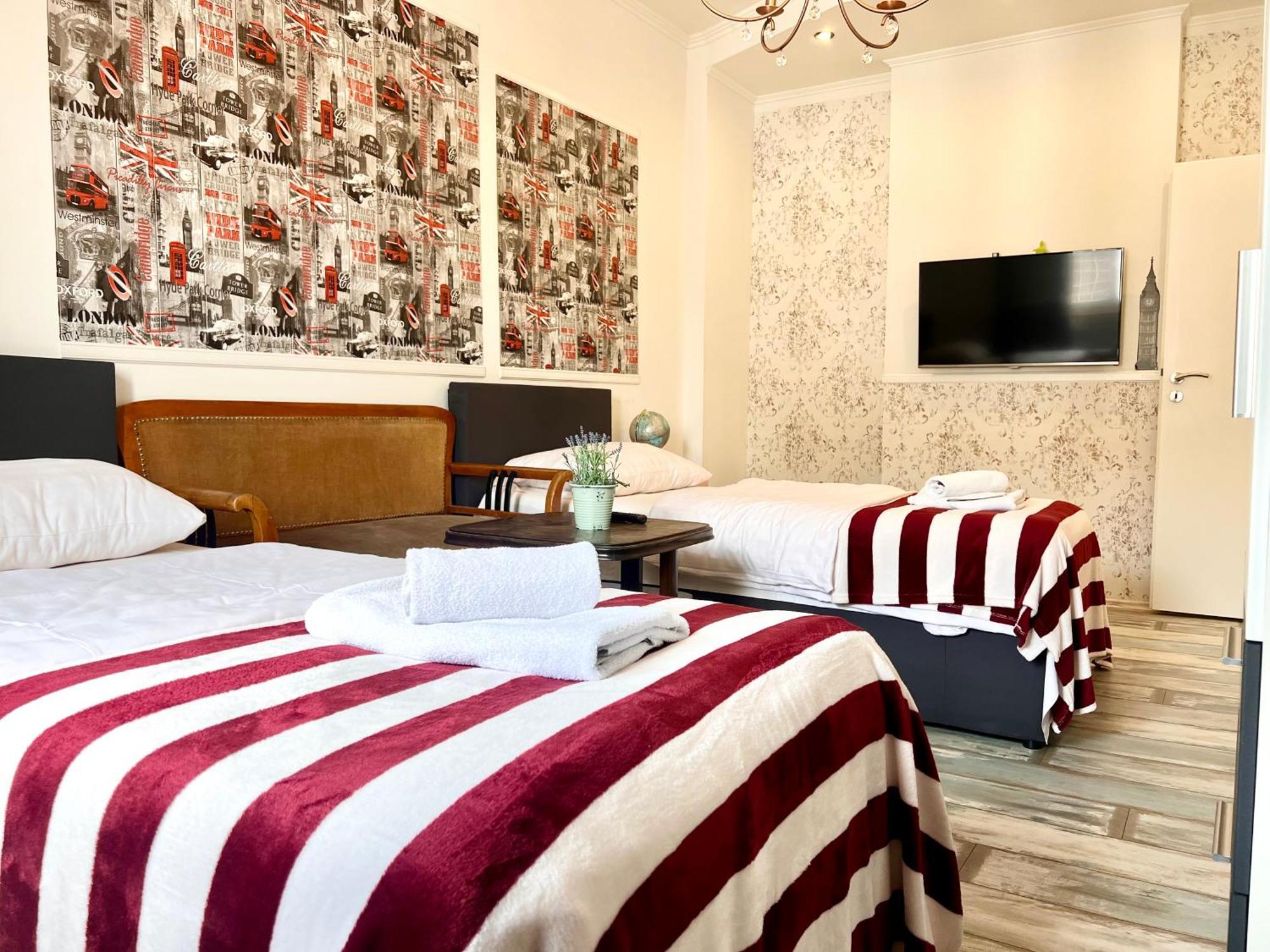 London Suite Fuer 4 Mit Kueche Und Wifi Essen Exteriér fotografie